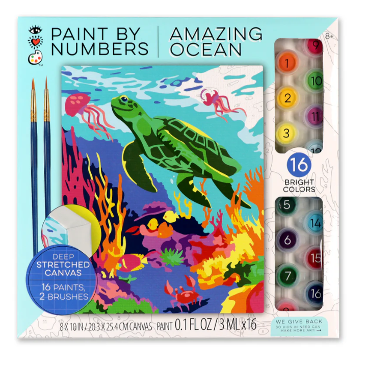 PAINT BY NUMBER OCEAN