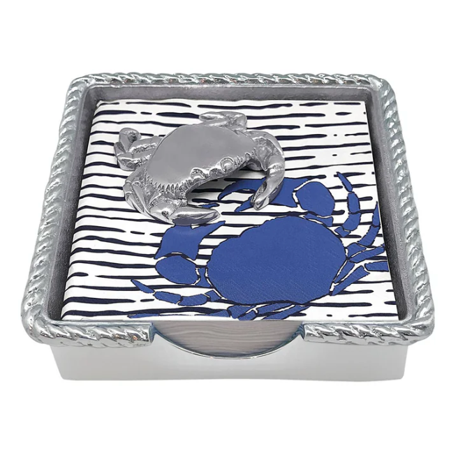 MARIPOSA CRAB ROPE NAPKIN SET