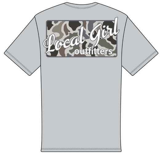 LOCAL GIRL LOCALFLAGE PLATE SILVER SHORT SLEEVE