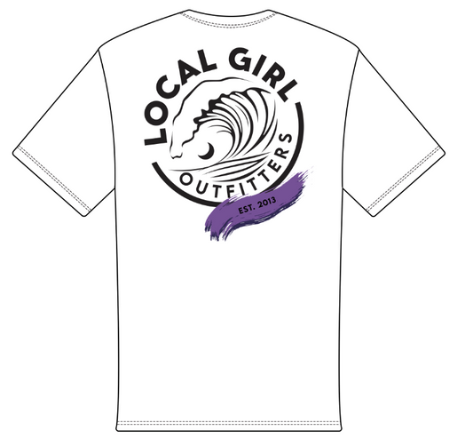 LOCAL GIRL LOCAL CLAW WHITE SHORT SLEEVE