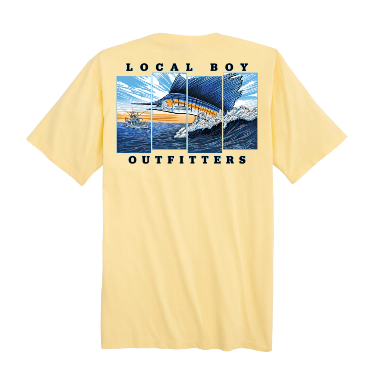 LOCAL BOY BROKEN FRAME BANANA SHORT SLEEVE