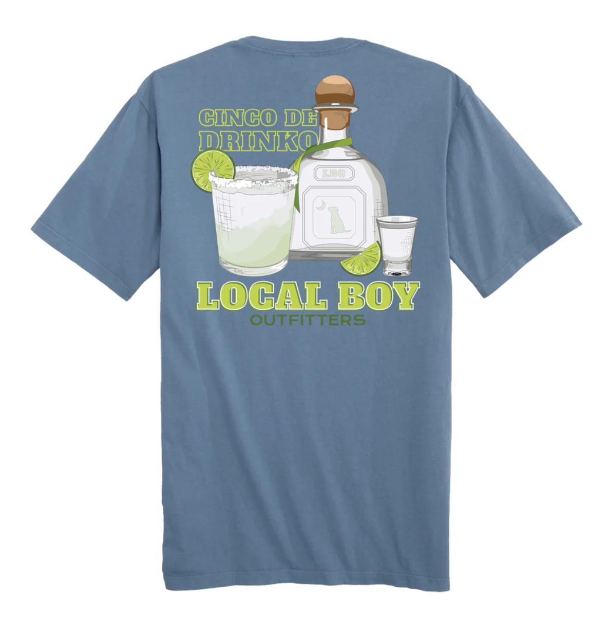 LOCAL BOY CINCO DE DRINKO SLATE SHORT SLEEVE