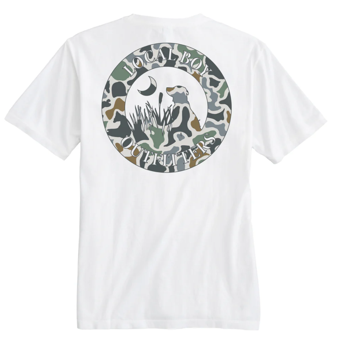 LOCAL BOY ORIGINAL LOCALFLAGE BLUFF WHITE SHORT SLEEVE