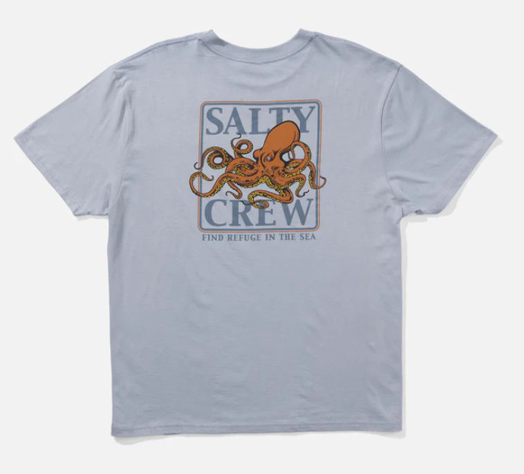 SALTY CREW INK SLINGER CLASSIC TEE BLUE FOG