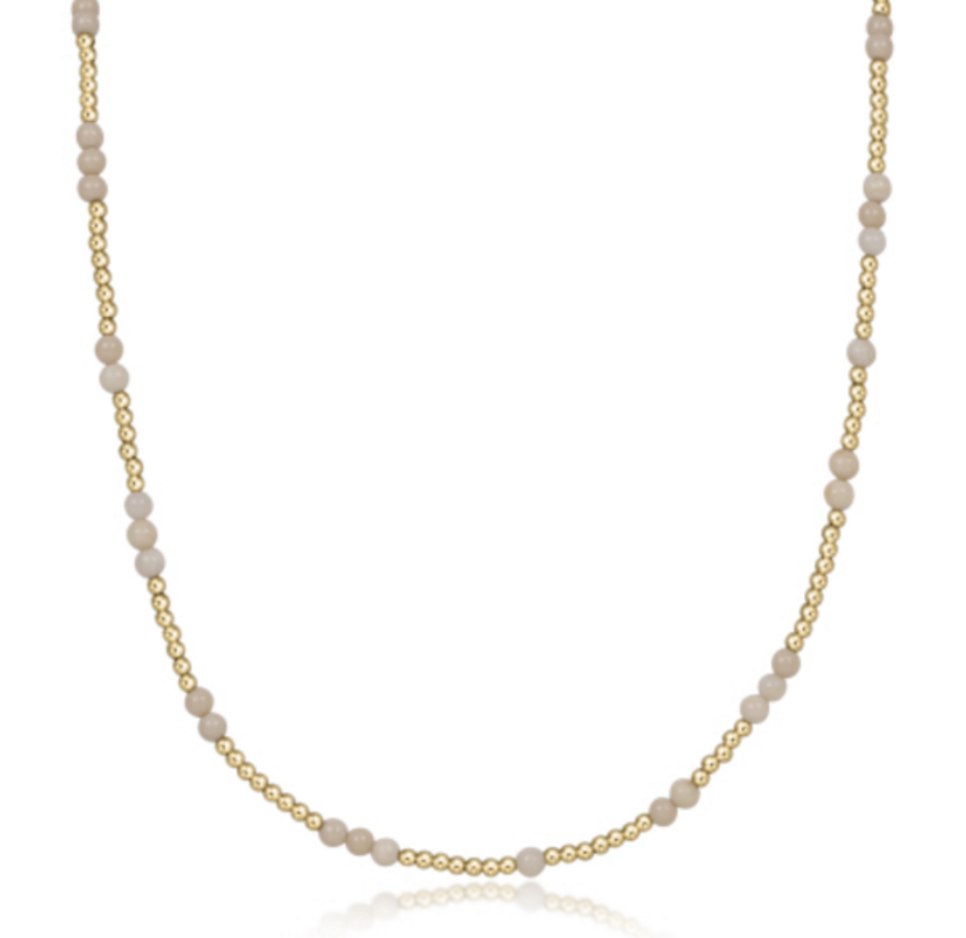 ENEWTON 15" CHOKER HOPE UNWRITTEN GEMSTONE - RIVERSTONE