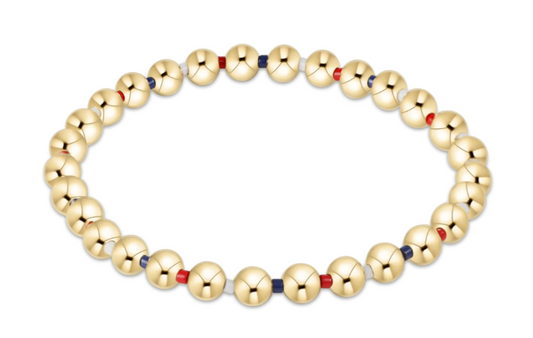 ENEWTON HOPE GRATEFUL 5MM BEAD BRACELET FIRECRACKER