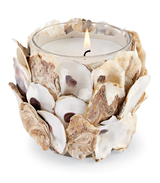 OYSTER SHELL FILLED CANDLE