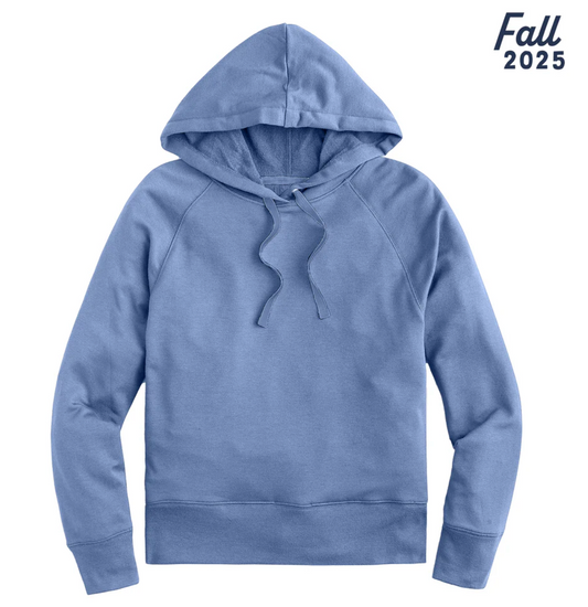 THE PERFECT SOFT HOOD HOODIE SOUTHERN FRIED COTTON COOL BLUE