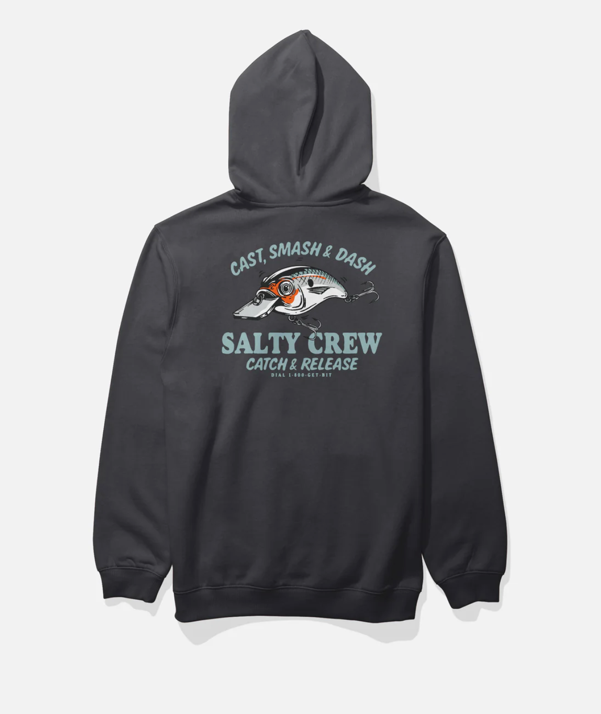 SALTY CREW CAST LIFE FLEECE HOODIE BLACK