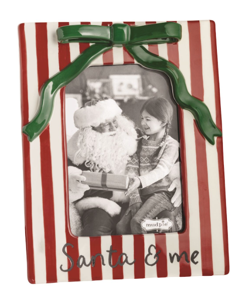 CERAMIC XMAS BOW FRAME