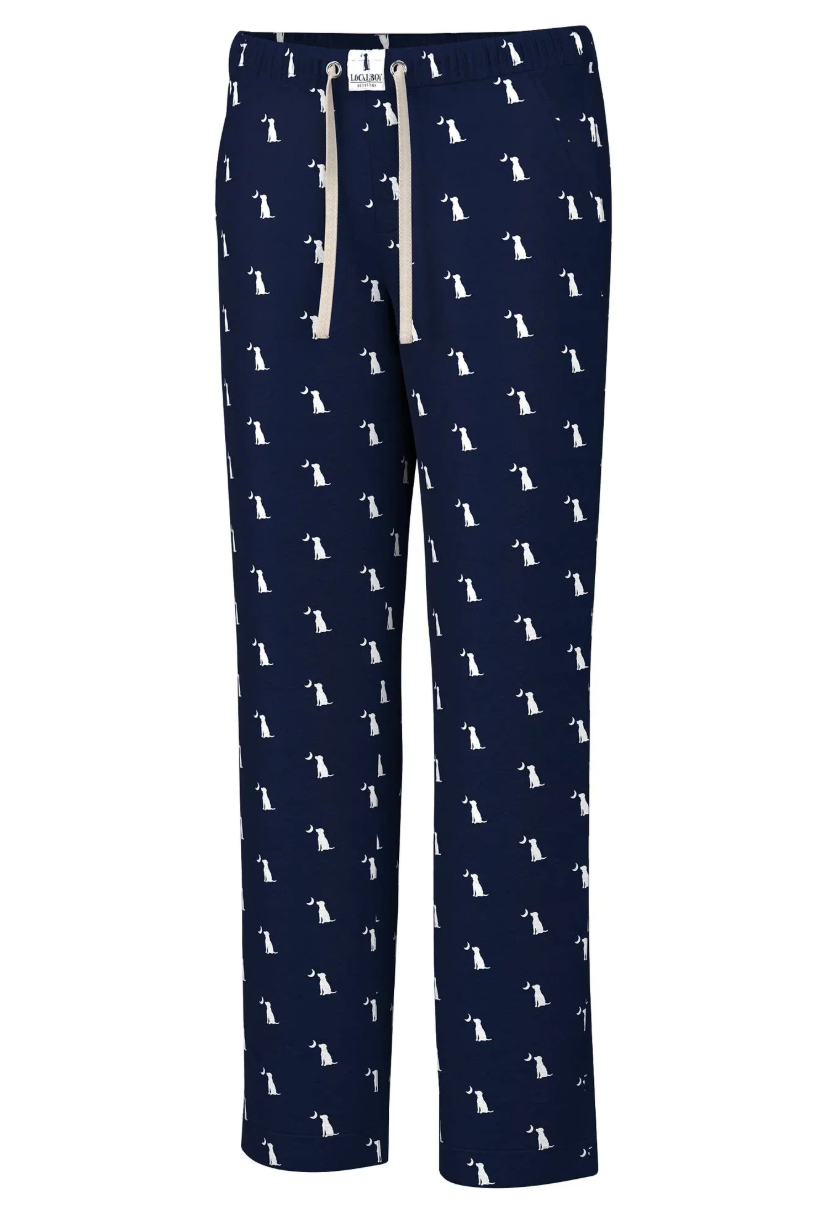 LOCAL BOY OUTFITTERS DOG & MOON PAJAMA PANT NAVY