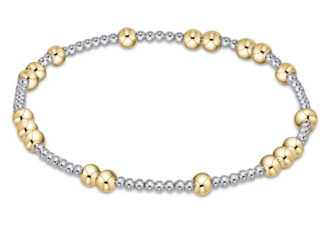 ENEWTON HOPE UNWRITTEN 4MM BEAD BRACELET MIXED METAL