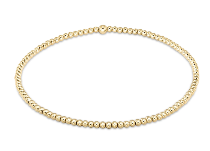 ENEWTON CLASSIC GOLD 2MM BEAD BRACELET