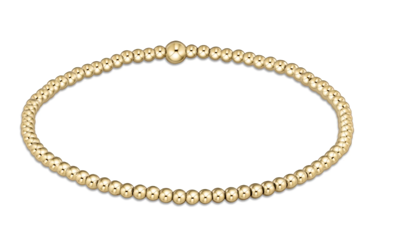 ENEWTON CLASSIC GOLD 2.5MM BEAD BRACELET
