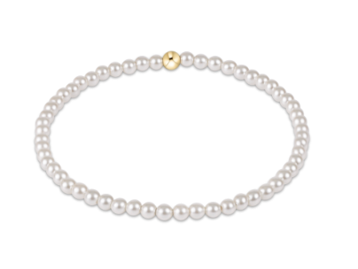 ENEWTON CLASSIC PEARL 3MM BEAD BRACELET