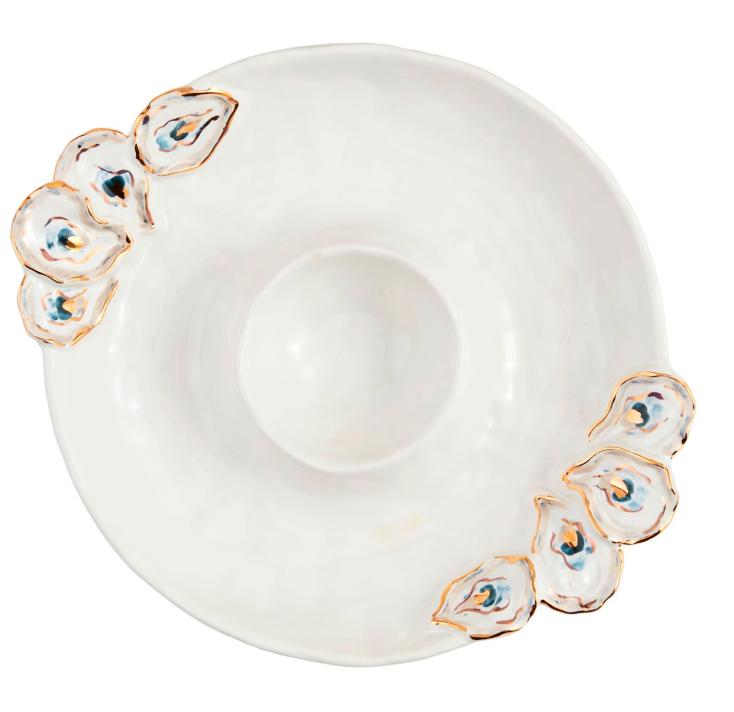 OYSTER CHIP AND DIP BOWL SET