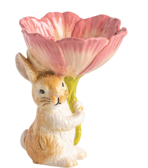 BUNNY FLOWER CANDY PEDESTAL