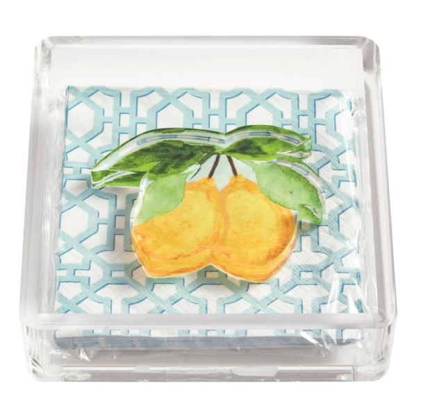 LEMON NAPKIN HOLDER WEIGHT