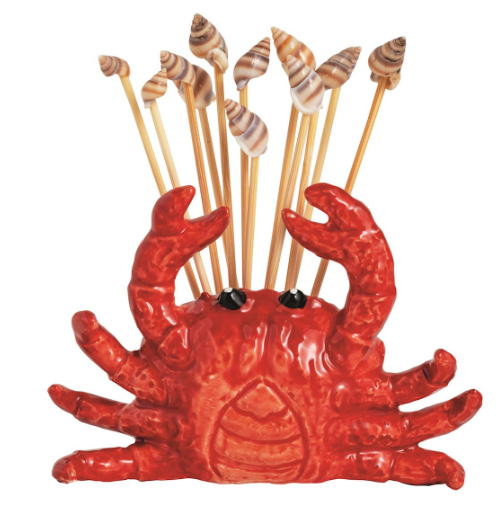 CRAB TOOTHPICK HOLDER