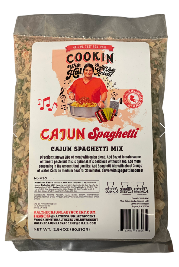 COOKIN WITH HAL CAJUN SPAGHETTI MIX