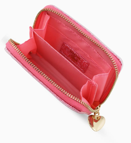 THE CARRYING KIND SPRINKLE KINDNESS CONFETTI WALLET PINK