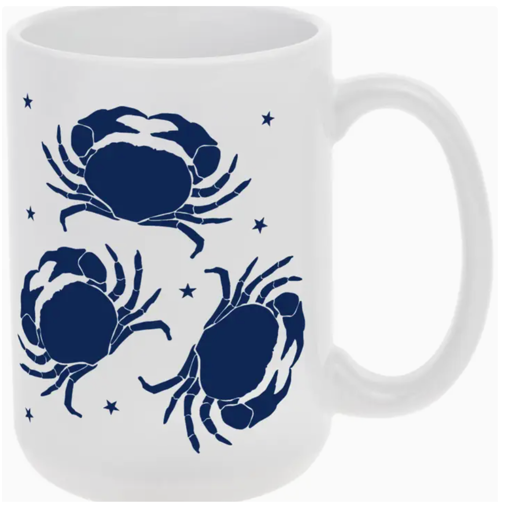 NAVY CRABS 15 OZ CERAMIC MUG