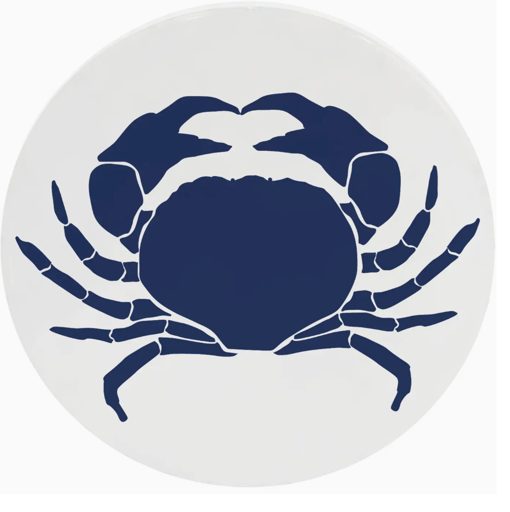 NAVY CRABS 4" ROUND CERAMIC COASTERS