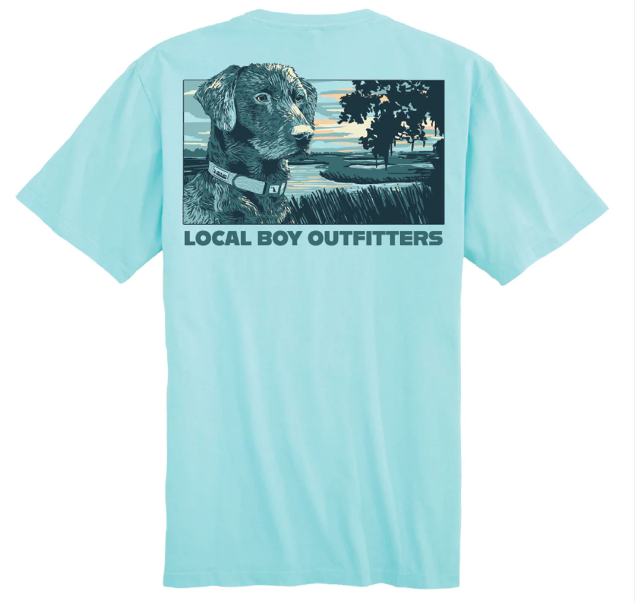 LOCAL BOY YOUTH WETLANDS WATCHDOG SS TEE AQUA