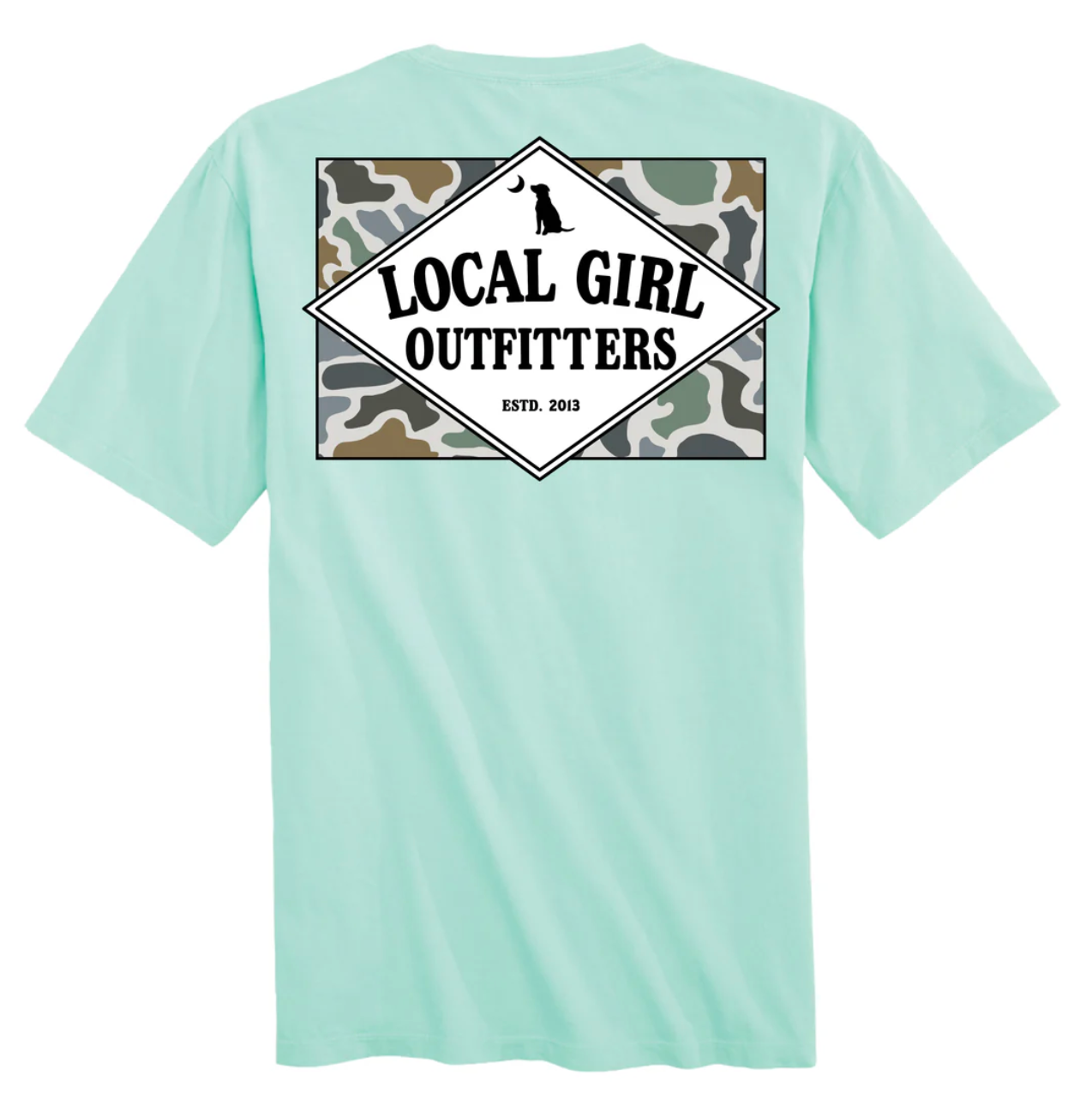 LOCAL GIRL YOUTH FOUNDER'S FLAG LCF BLUFF SS TEE ISLAND REEF