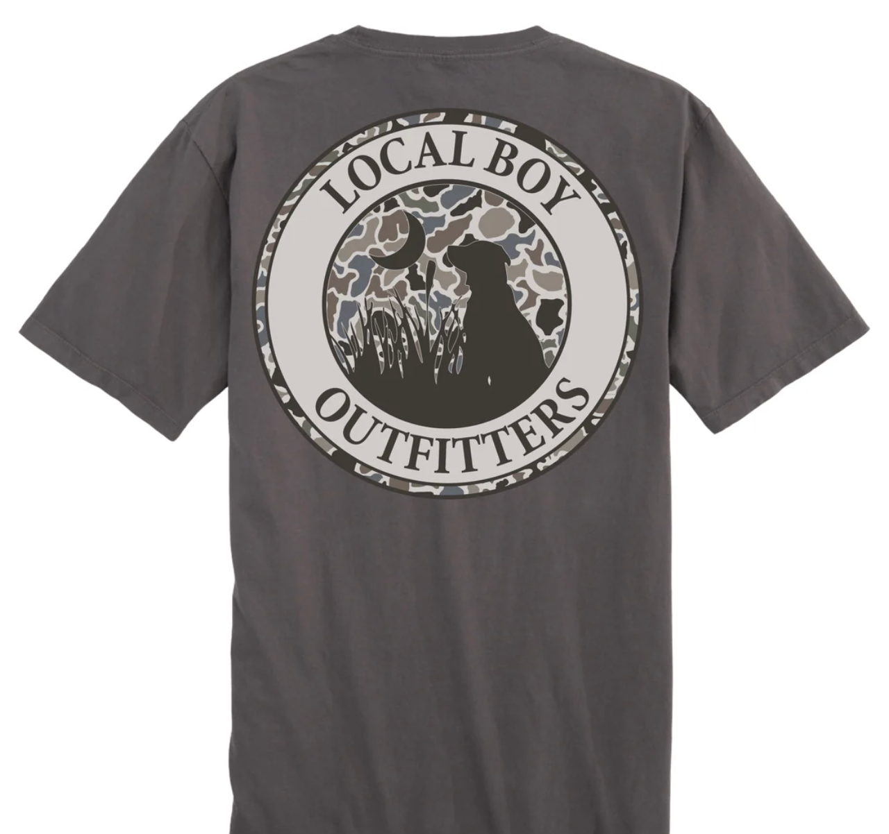 LOCAL BOY ORIGINAL LCF CIRCLE SS TEE GRAY