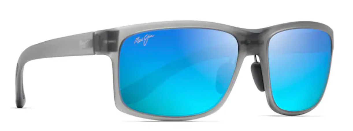 MAUI JIM BLUE POKOWA ARCH TRANSLUCENT MATTE GREY