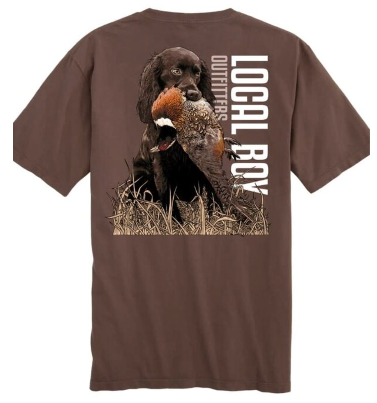 LOCAL BOY UPLAND BOYSKIN SS TEE ESPRESSO