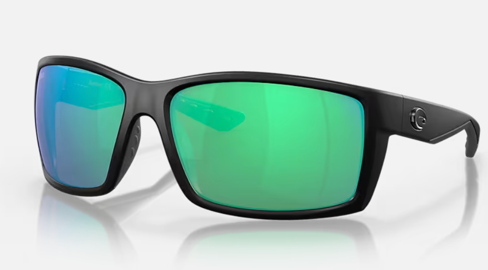 COSTA REEFTON 01 BLACKOUT GREEN MIRROR SUNGLASSES 580G