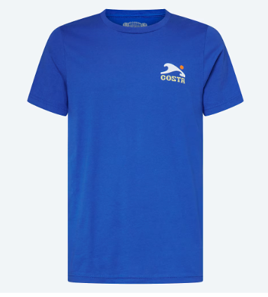 COSTA SHORLINE CHANNEL BLUE SHORT SLEEVE