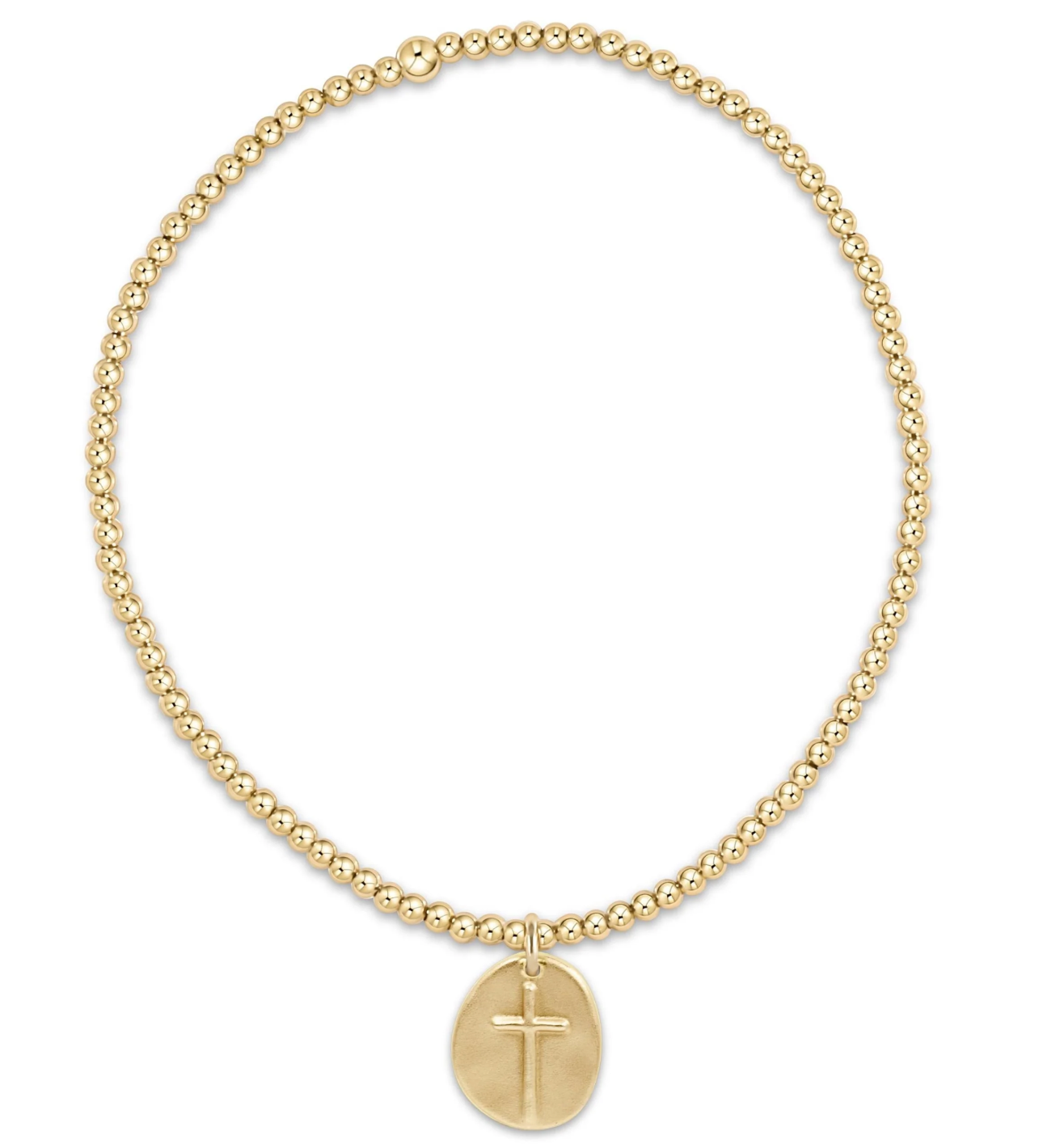 ENEWTON CLASSIC GOLD 2MM BRACELET INSPIRE SMALL GOLD DISC