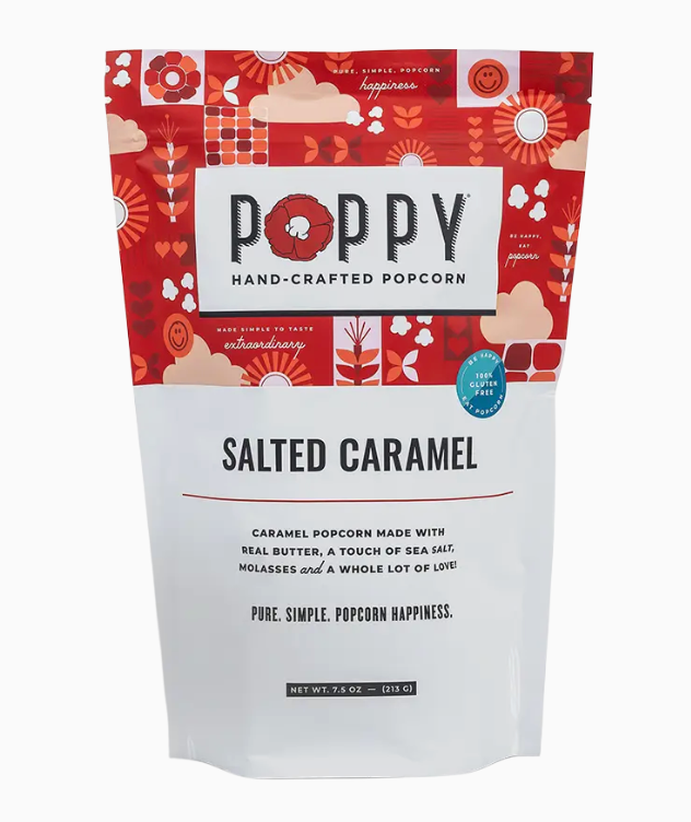 POPPY SALTED CARAMEL POPCORN