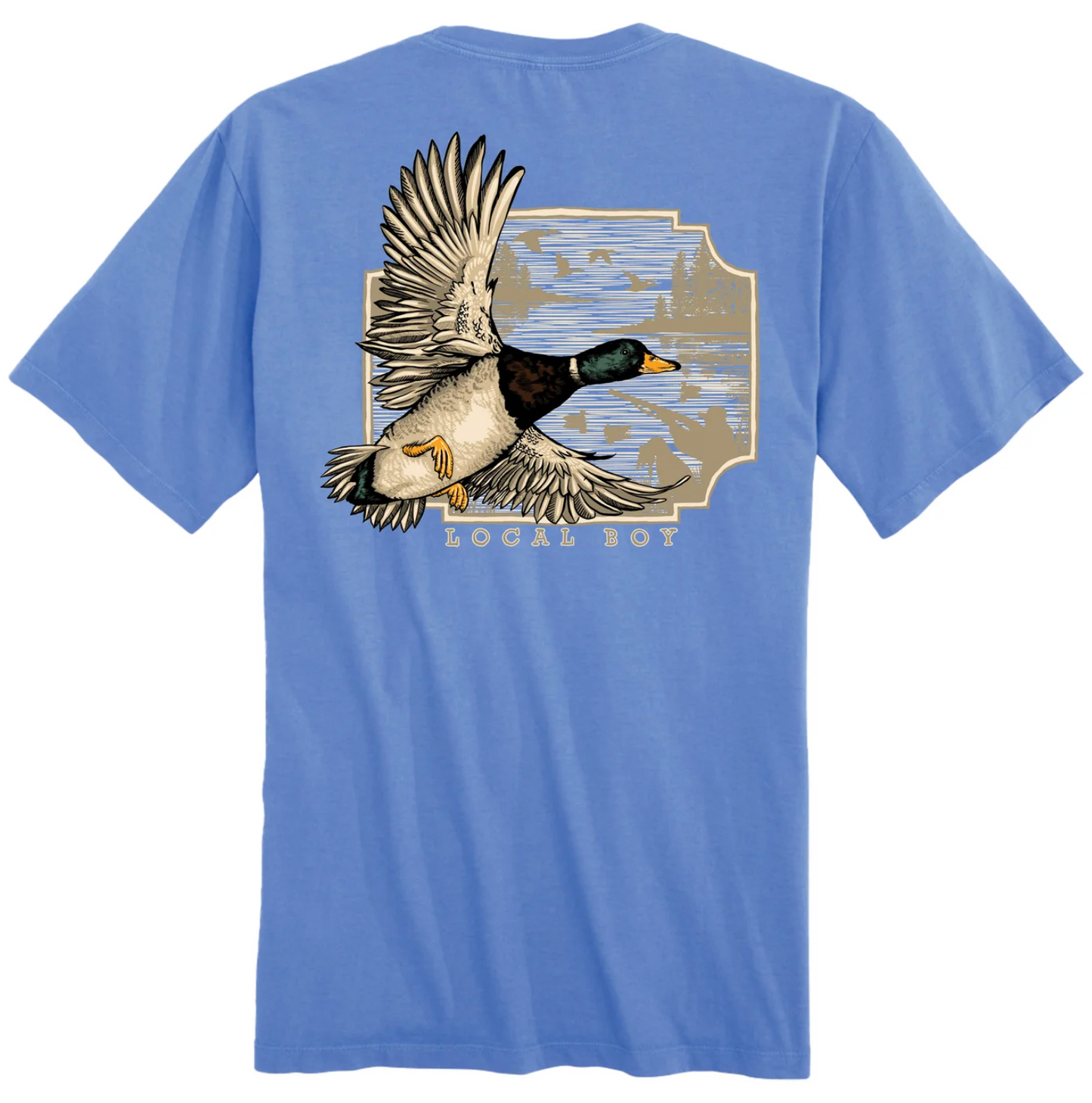 LOCAL BOY GREENHEAD FLIGHT SS TEE MARINE