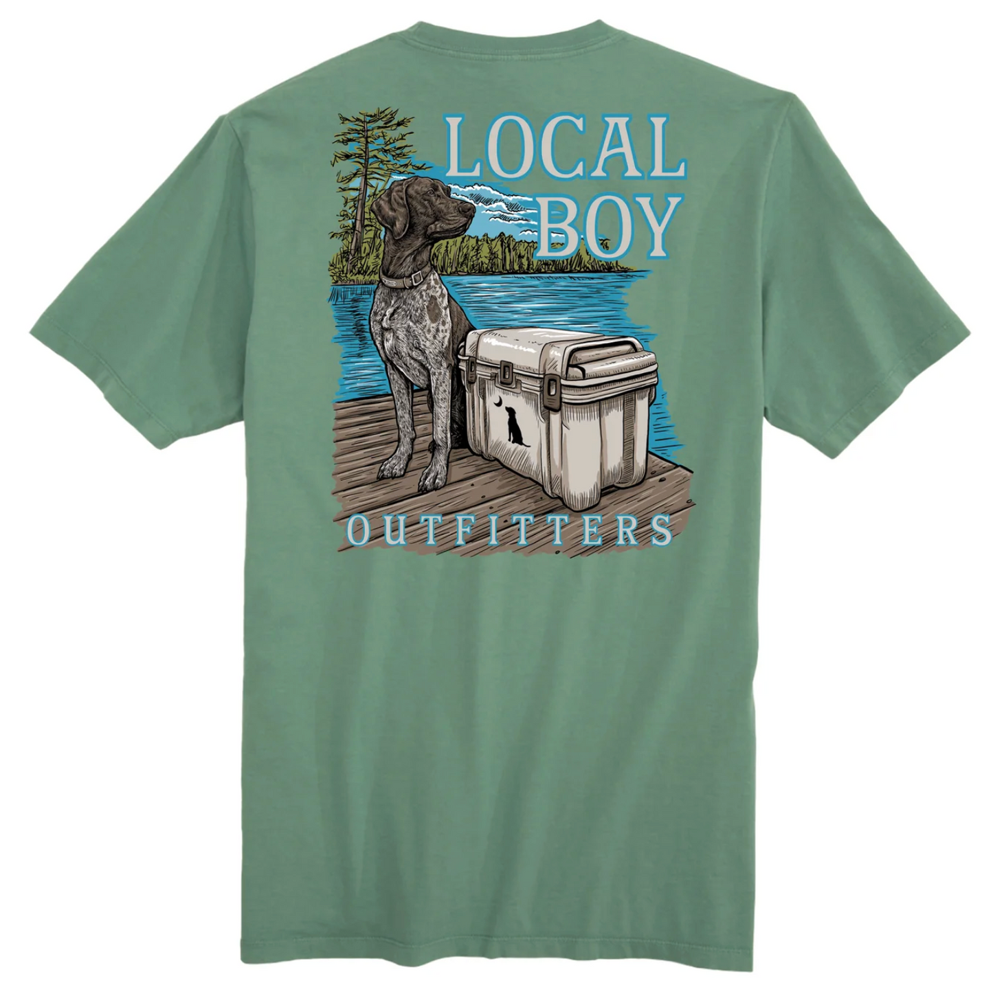 LOCAL BOY LAKESIDE GSP TEE LIGHT GREEN