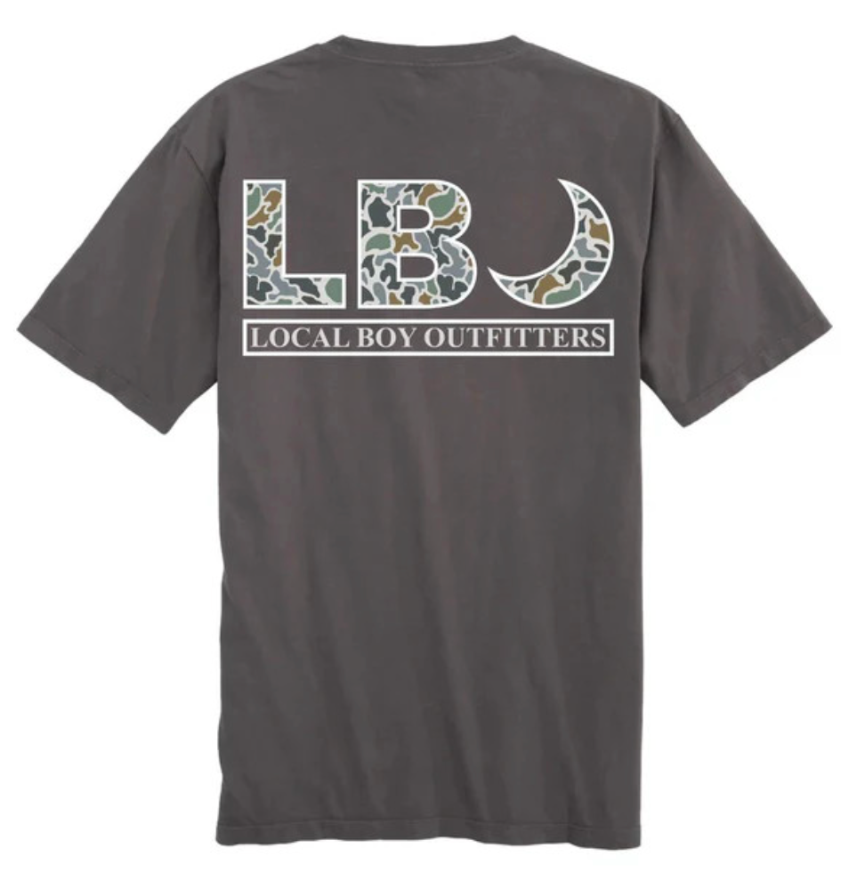 LOCAL BOY LBO BLUFF SS TEE GRAY
