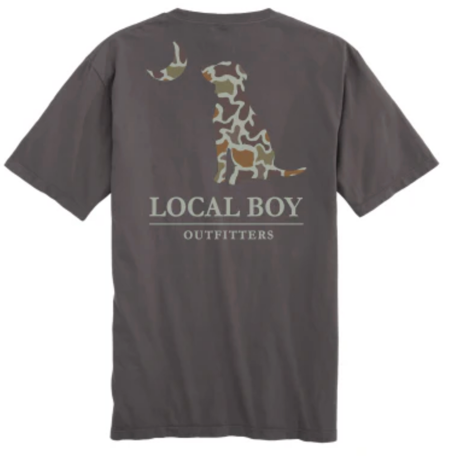 LOCAL BOY LOCALFLAGE DOG & MOON SS TEE GRAY