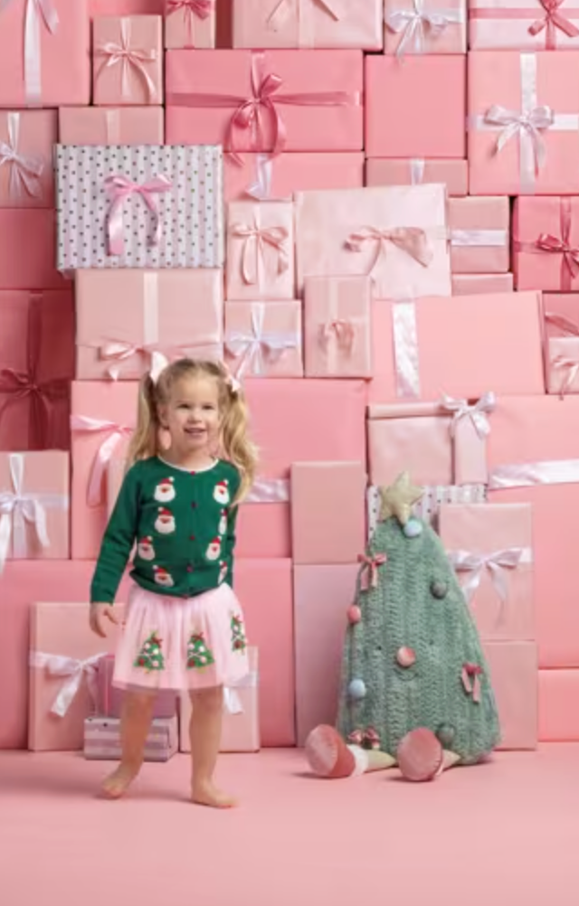 KIDS PINK CHRISTMAS TREE TUTU