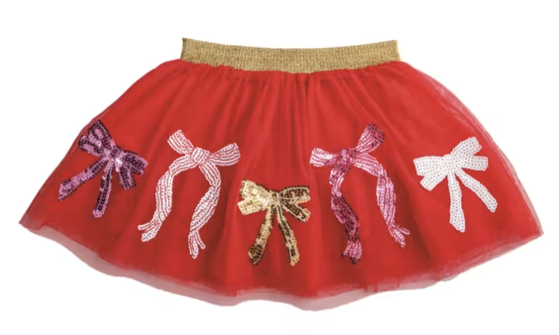 MULTI BOW SEQUIN TUTU M/L (3T-5T)