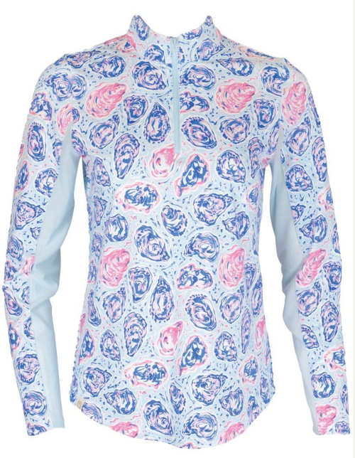 SIMPLY SOUTHERN OYSTER PEYTON ZIP PULLOVER