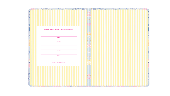 LILLY PULITZER JUMBO 17 MONTH AGENDA