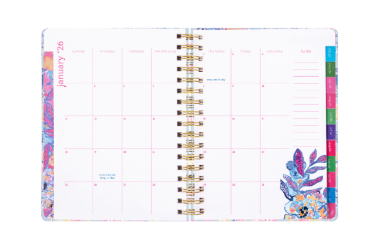 LILLY PULITZER JUMBO 17 MONTH AGENDA