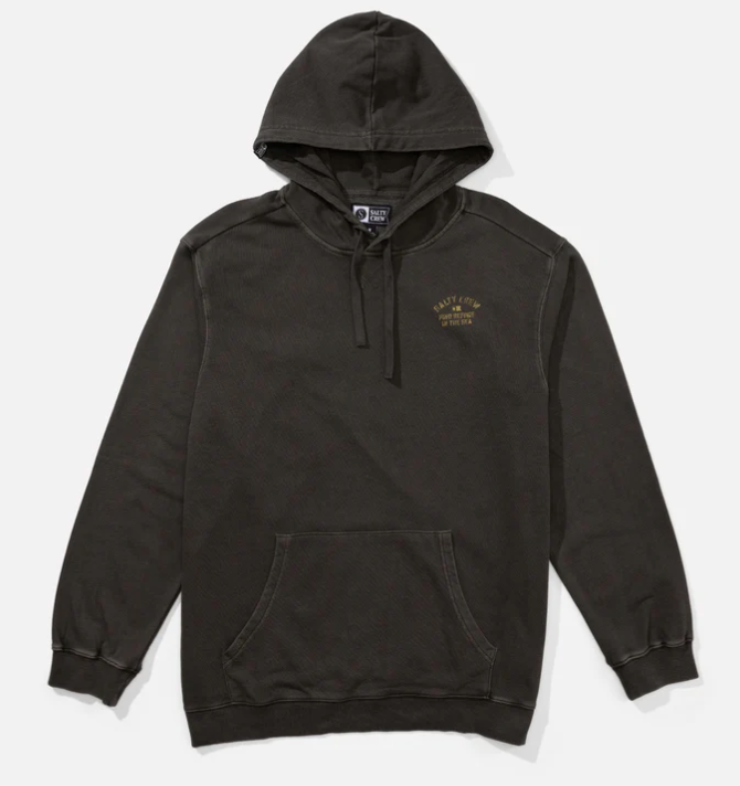 SALTY CREW EVEN KEEL VINTAGE FLEEVE BLACK