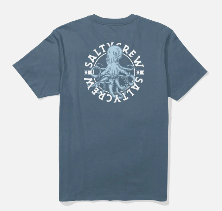 SALTY CREW TENTACLES SHORT SLEEVE SLATE