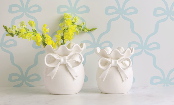 LARGE BOW VASE