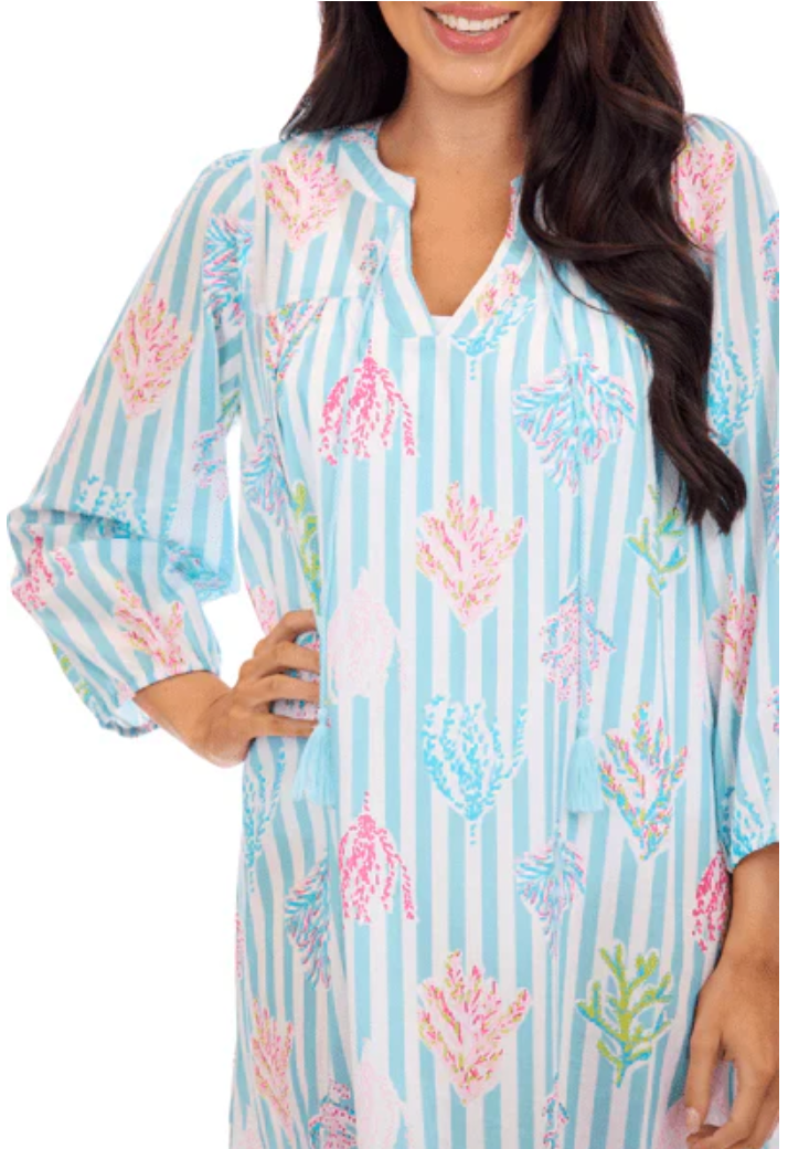 PEARLA COVER UP BLUE