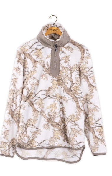 SIMPLY SOUTHERN Y NECK WHITE CAMO